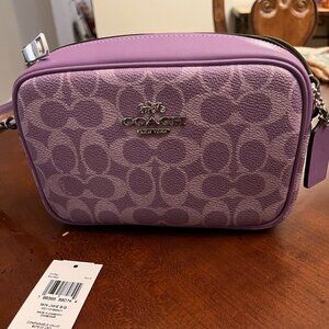 NWT Coach Mini Jamie Camera Bag in Iris